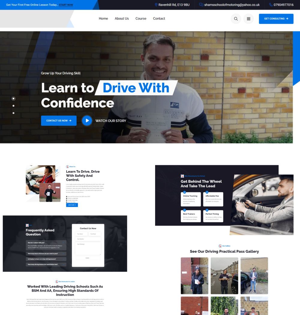 driving instructors website